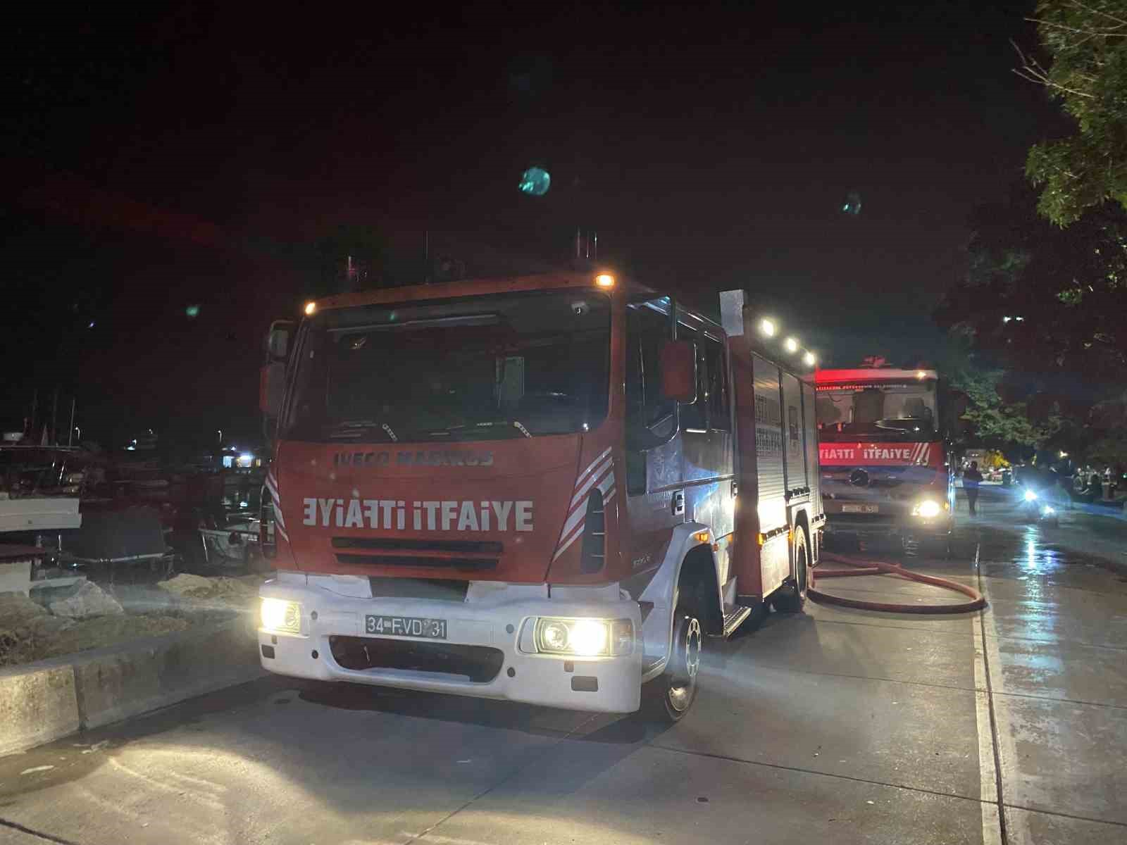 MALTEPE’DE TEKNE ALEV ALEV YANDI