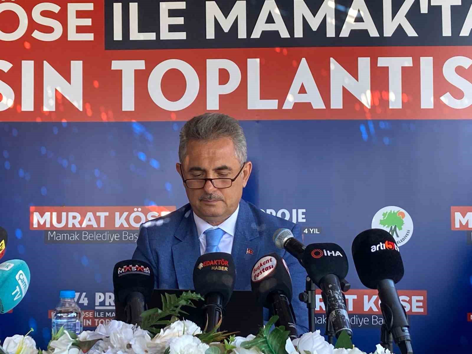 MAMAK BELEDİYE BAŞKANI MURAT KÖSE, “TÜRKİYE YÜZYILI BAŞLADI. 22 YILDIR