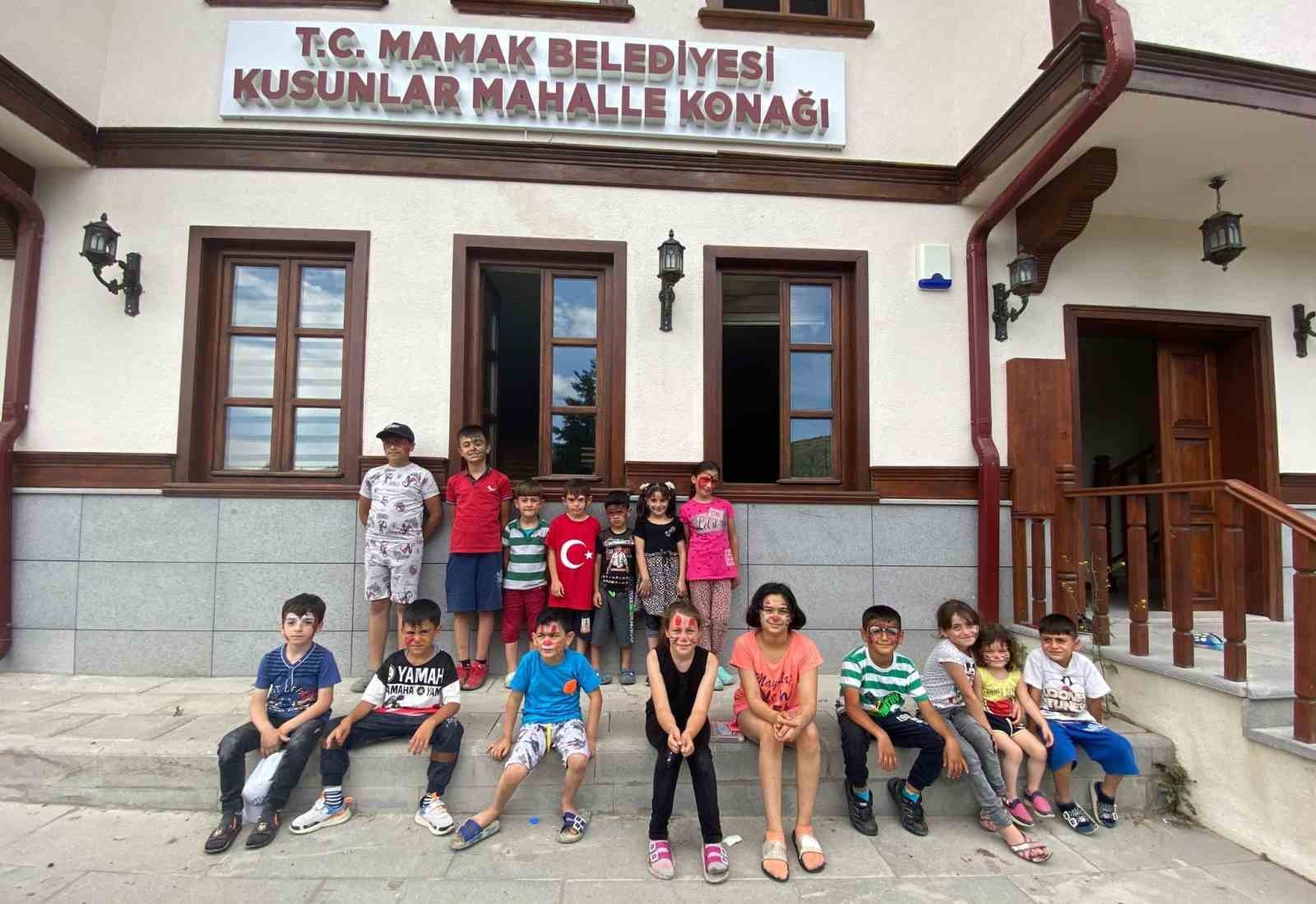 MAMAK BELEDİYESİ MAHALLE KONAKLARINDA YAZ ETKİNLİKLERİ ÇERÇEVESİNDE YAZ ETKİNLİKLERİ BAŞLADI.