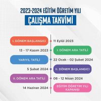 MİLLİ EĞİTİM BAKANLIĞI (MEB), 2023-2024 EĞİTİM ÖĞRETİM YILI’NIN 11 EYLÜL’DE