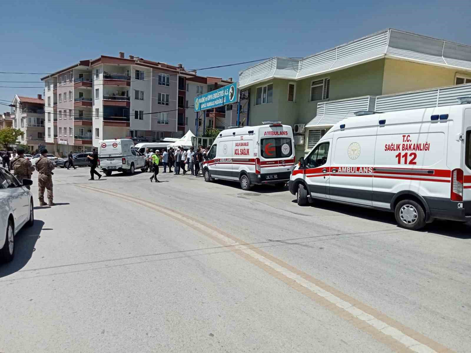 MAKİNE VE KİMYA ENDÜSTRİSİ’NİN (MKE)’NİN ANKARA’DA BULUNAN KAPSÜL FABRİKASI’NDA YAŞANAN