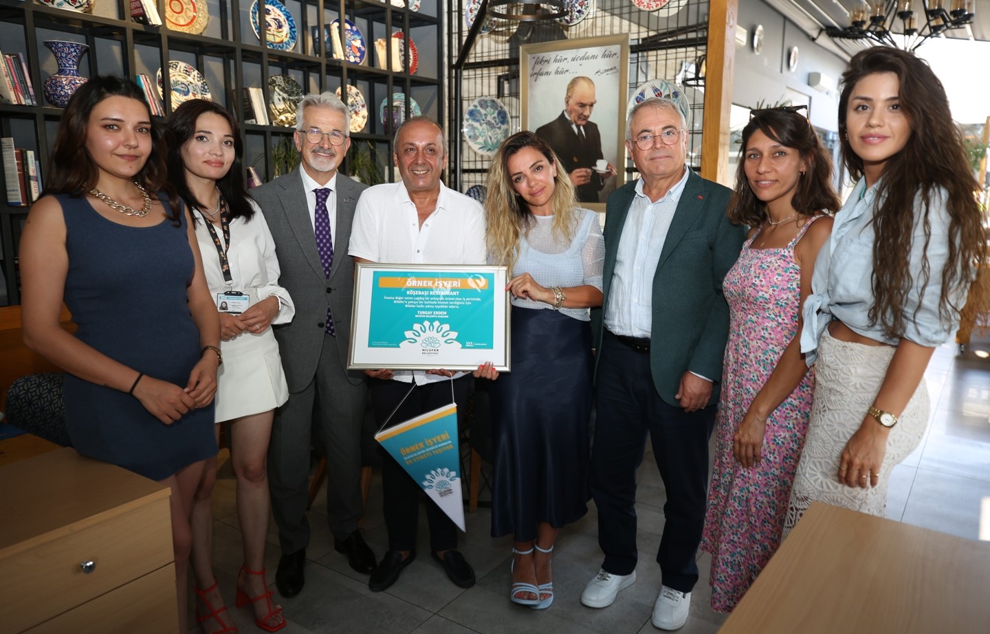 NİLÜFER’DEKİ ‘ÖRNEK İŞ YERİ’ BELGESİNE SAHİP İŞLETMELERE BİR YENİSİ DAHA