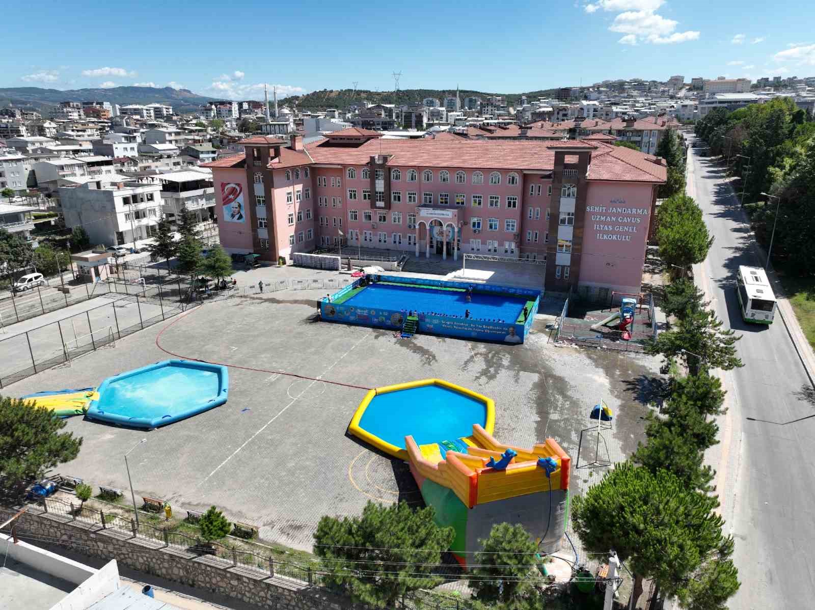 BURSA BÜYÜKŞEHİR BELEDİYESİ, ‘NEŞELİ HAVUZLAR MUTLU ÇOCUKLAR’ PROJESİ ÇERÇEVESİNDE KURDUĞU