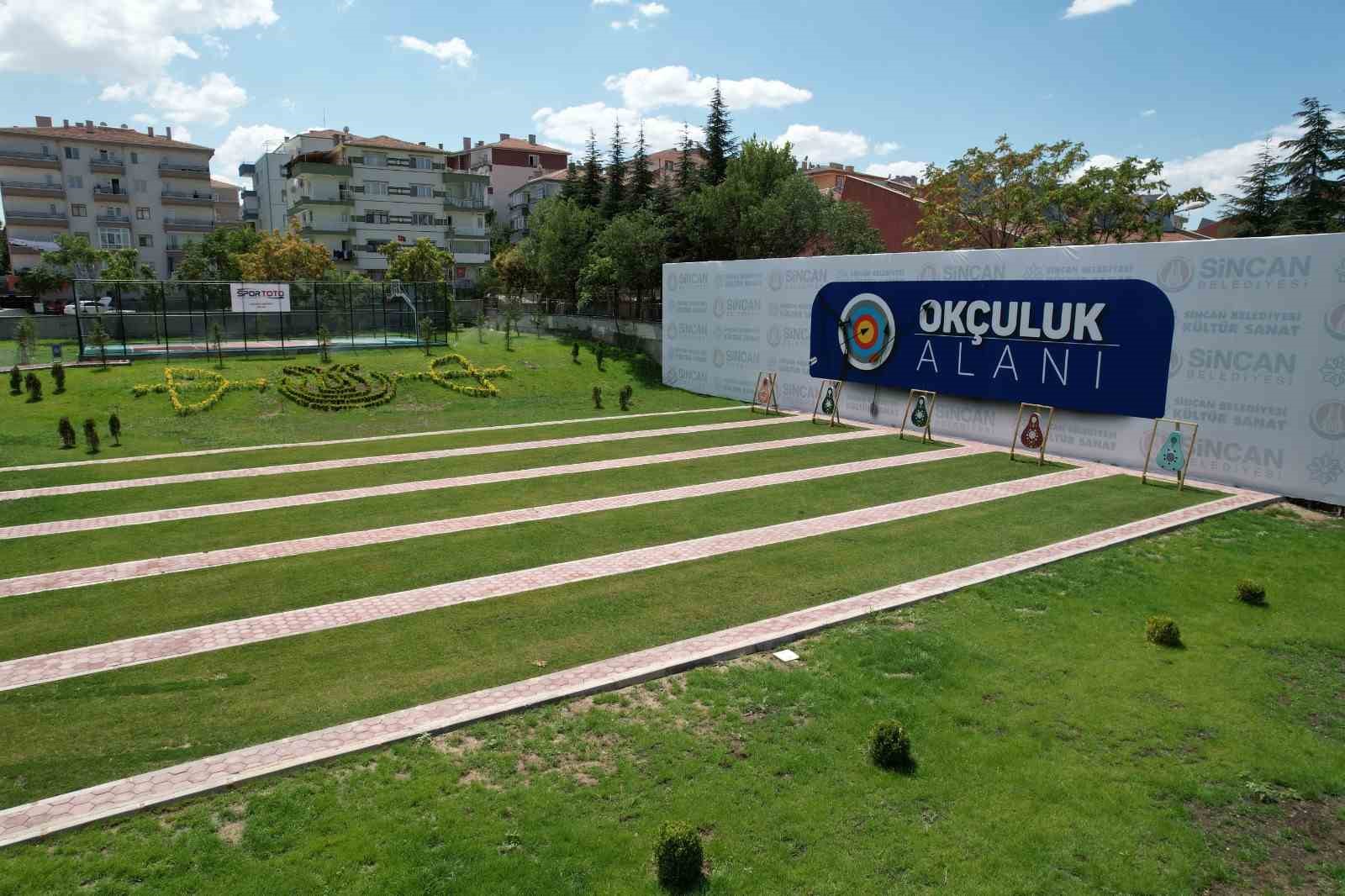 ANKARA SİNCAN BELEDİYESİ HEM ÇOCUKLAR HEM DE GENÇLERİN KATILDIĞI OKÇULUK