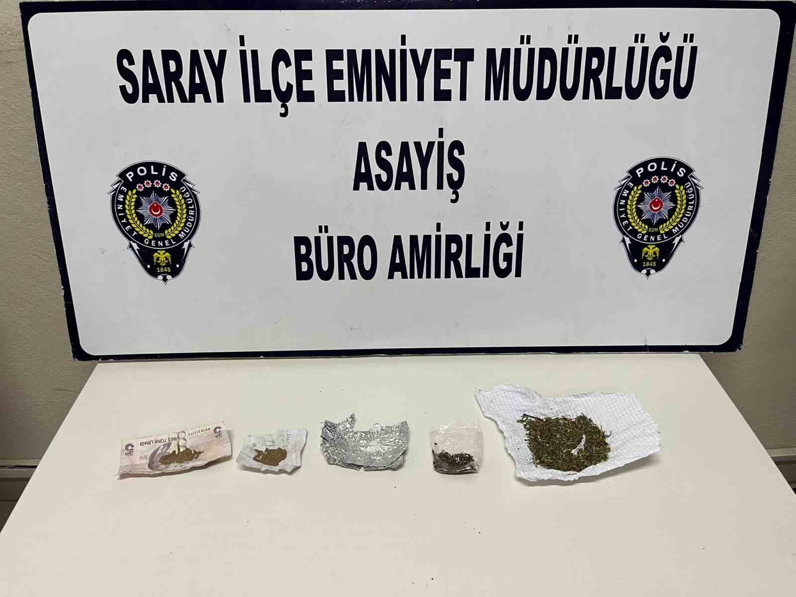 YAPILAN ARAMADA ELE GEÇİRİLEN UYUŞTURUCU MADDE