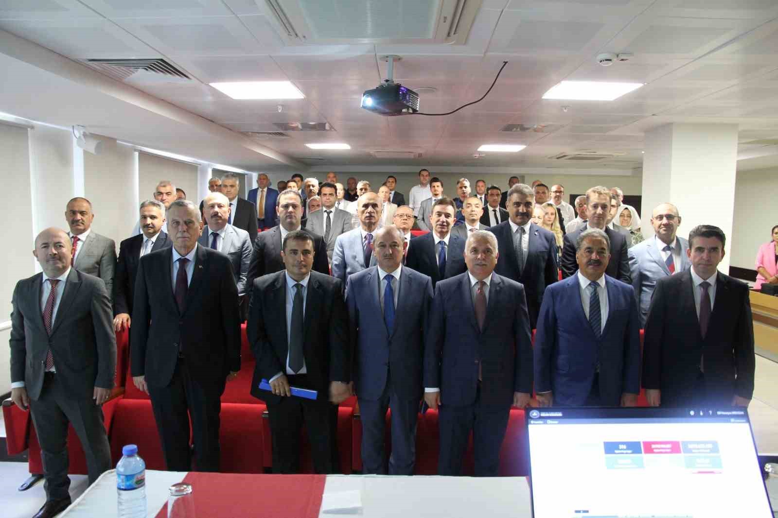 TEKİRDAĞ İL KOORDİNASYON KURULU TOPLANTISINA VALİ AZİZ YILDIRIM’IN YANI SIRA