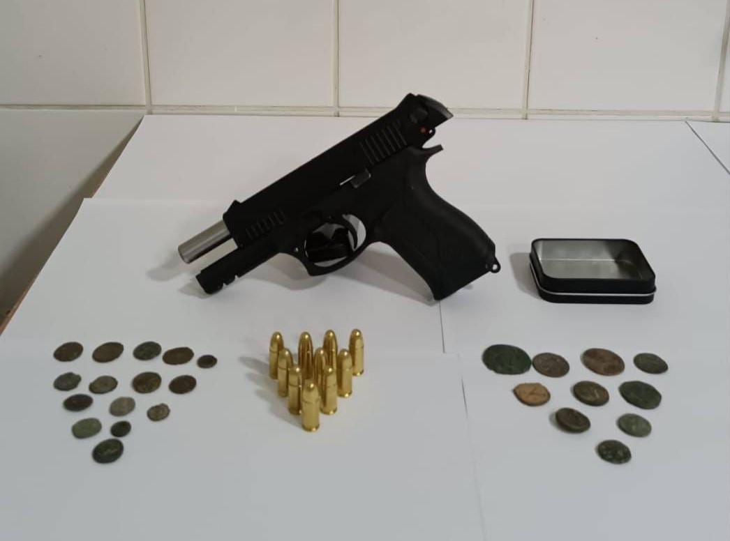 TEKİRDAĞ'IN ERGENE İLÇESİNDE JANDARMA EKİPLERİNCE TARİHİ ESER NİTELİĞİNDE OLDUĞU DEĞERLENDİRİLEN