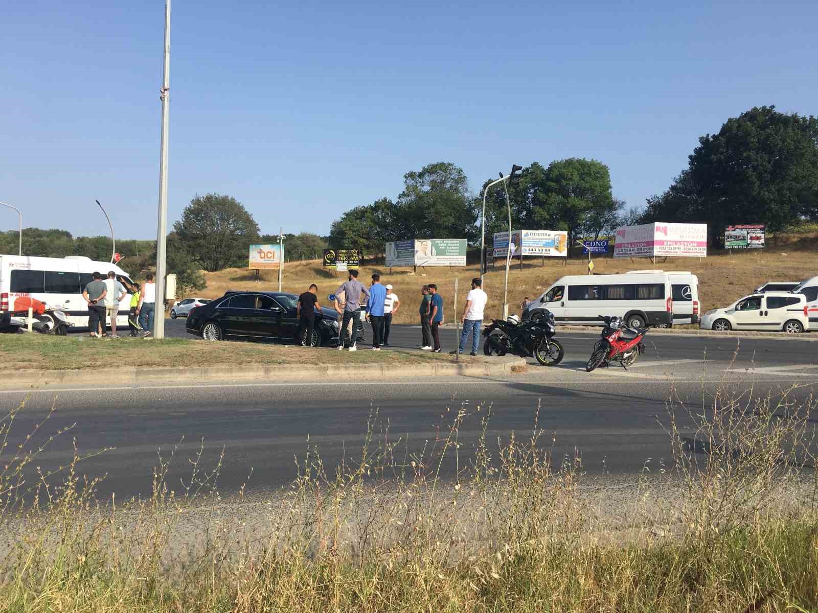 TEKİRDAĞ'IN ÇERKEZKÖY İLÇESİNDE, ÇORLU YOLU ÜZERİNDE MEYDANA GELEN TRAFİK KAZASINDA;