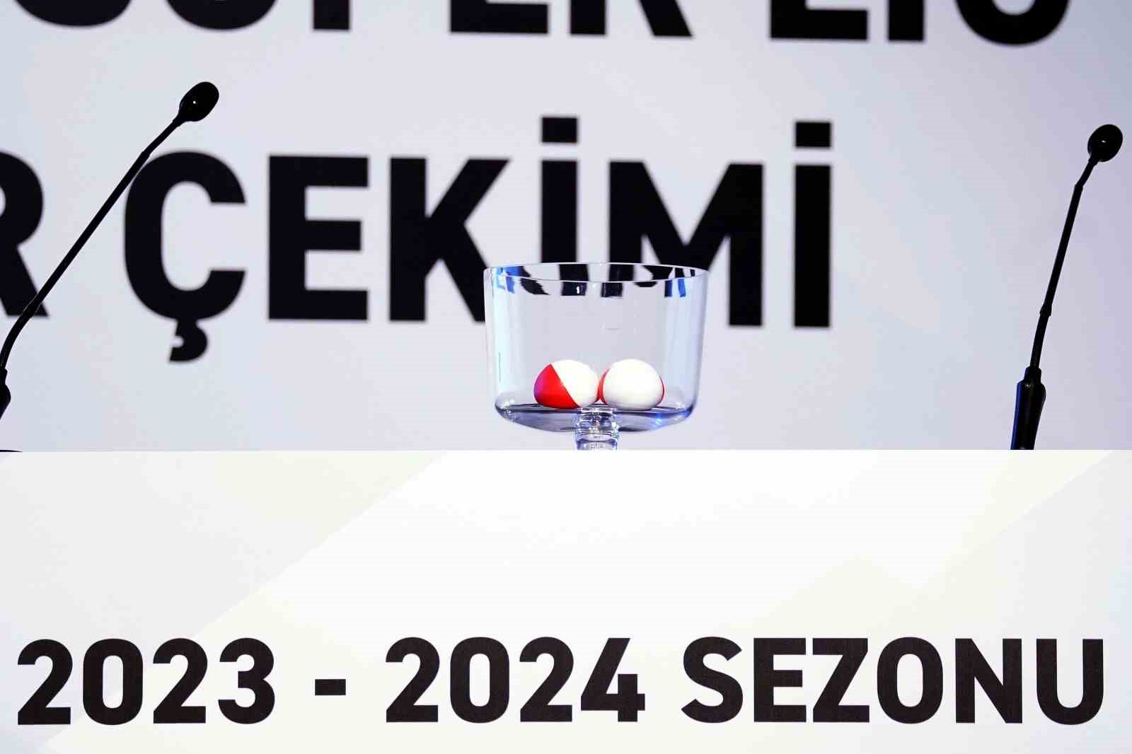 TRENDYOL SÜPER LİG 2023-2024 SEZONUNUN FİKSTÜR ÇEKİMİ GERÇEKLEŞTİ. 11 AĞUSTOS’TA
