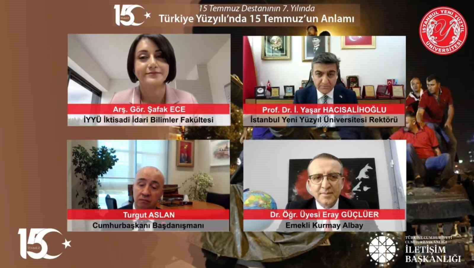 15 TEMMUZ DESTANININ 7’İNCİ YILINDA, EMNİYET GENEL MÜDÜRLÜĞÜ TERÖRLE MÜCADELE