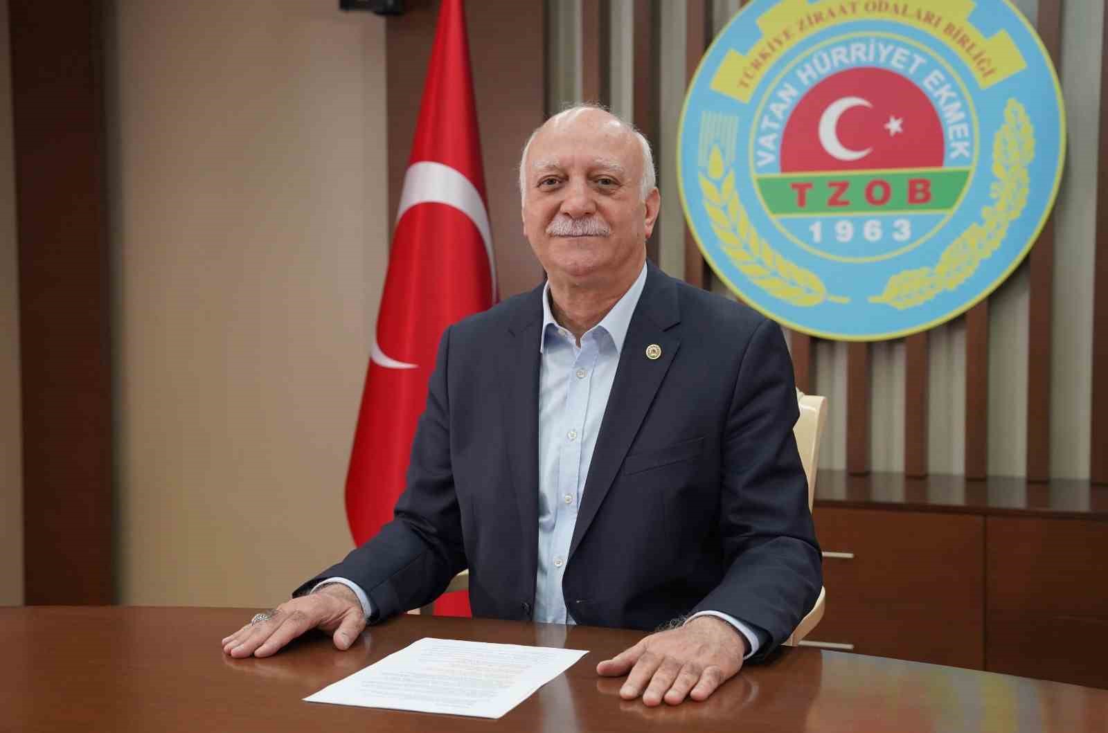 TÜRKİYE ZİRAAT ODALARI BİRLİĞİ (TZOB) GENEL BAŞKANI ŞEMSİ BAYRAKTAR, TÜRKİYE’DE