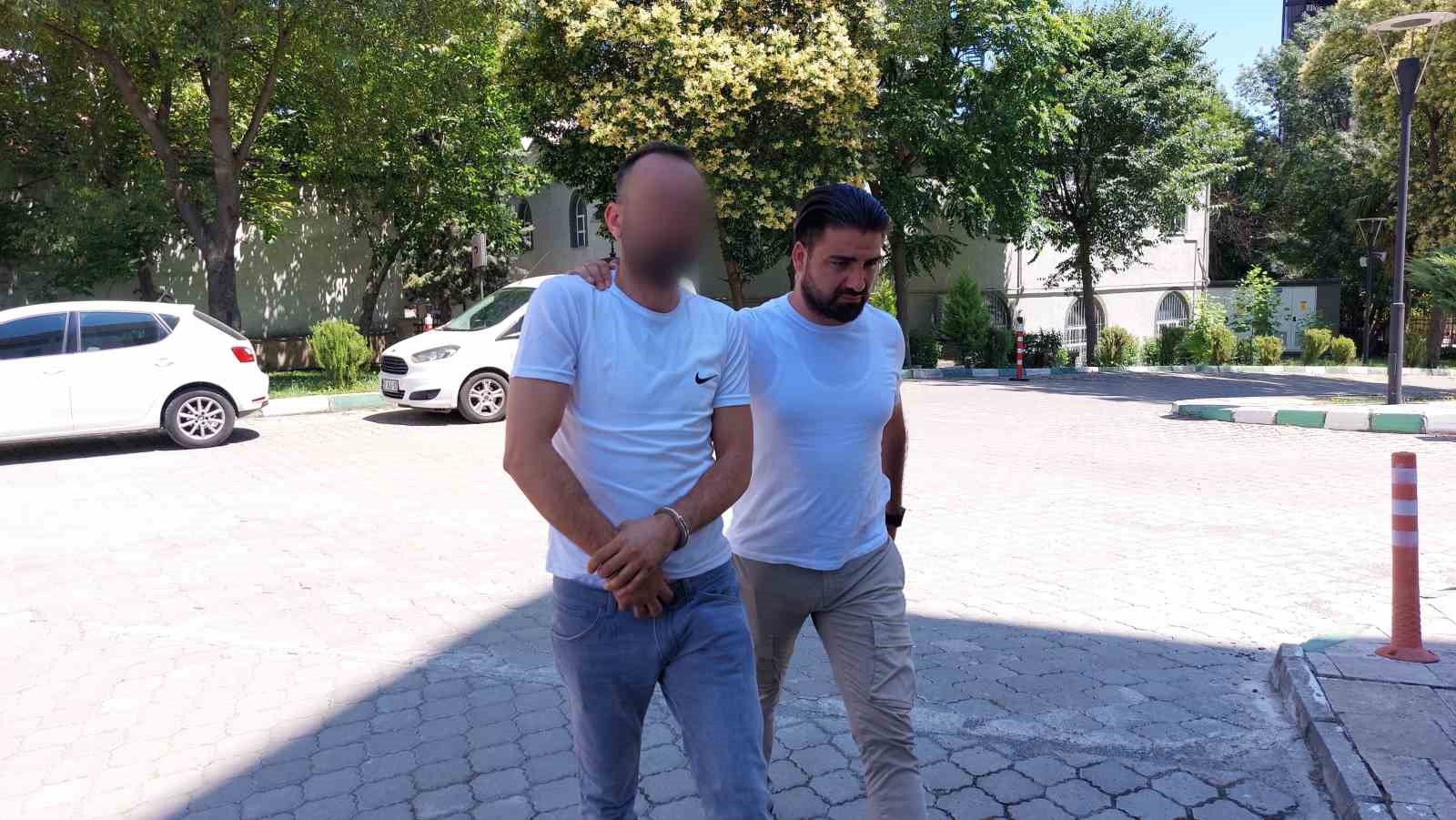 Uyuşturucuyla yakalanan şahıs tutuklandı M.S. ÇIKARILDIĞI MAHKEMECE
