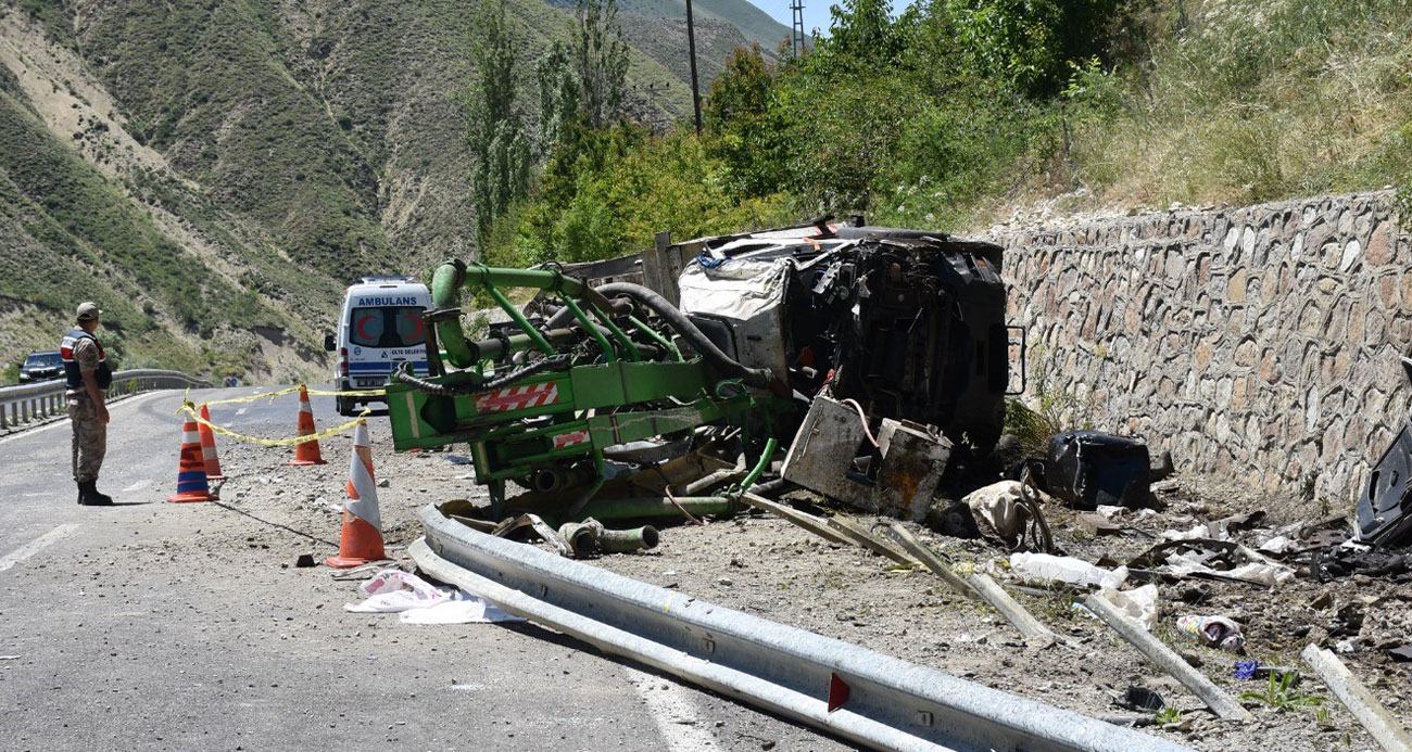 Erzurum’un Tortum ilçesi Aksu Mahallesi’nde meydana gelen trafik kazasında 2