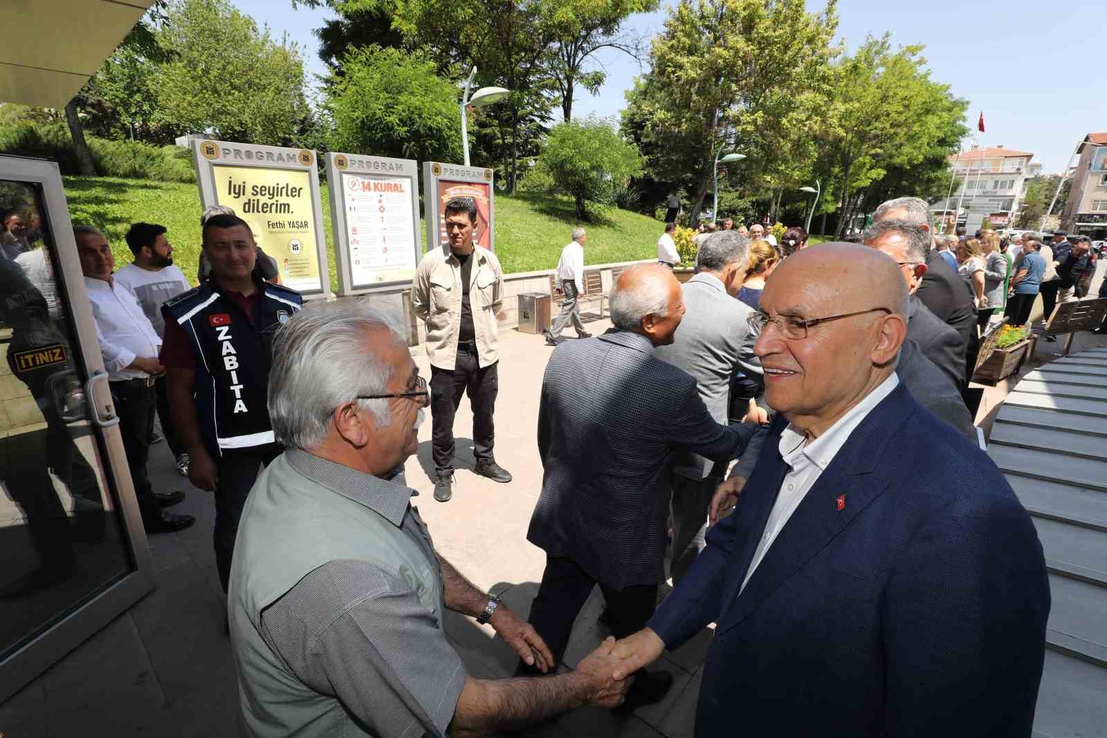 YENİMAHALLE BELEDİYE BAŞKANI FETHİ YAŞAR, CUMHURİYETİN 100’ÜNCÜ YILINI AÇILIŞ VE