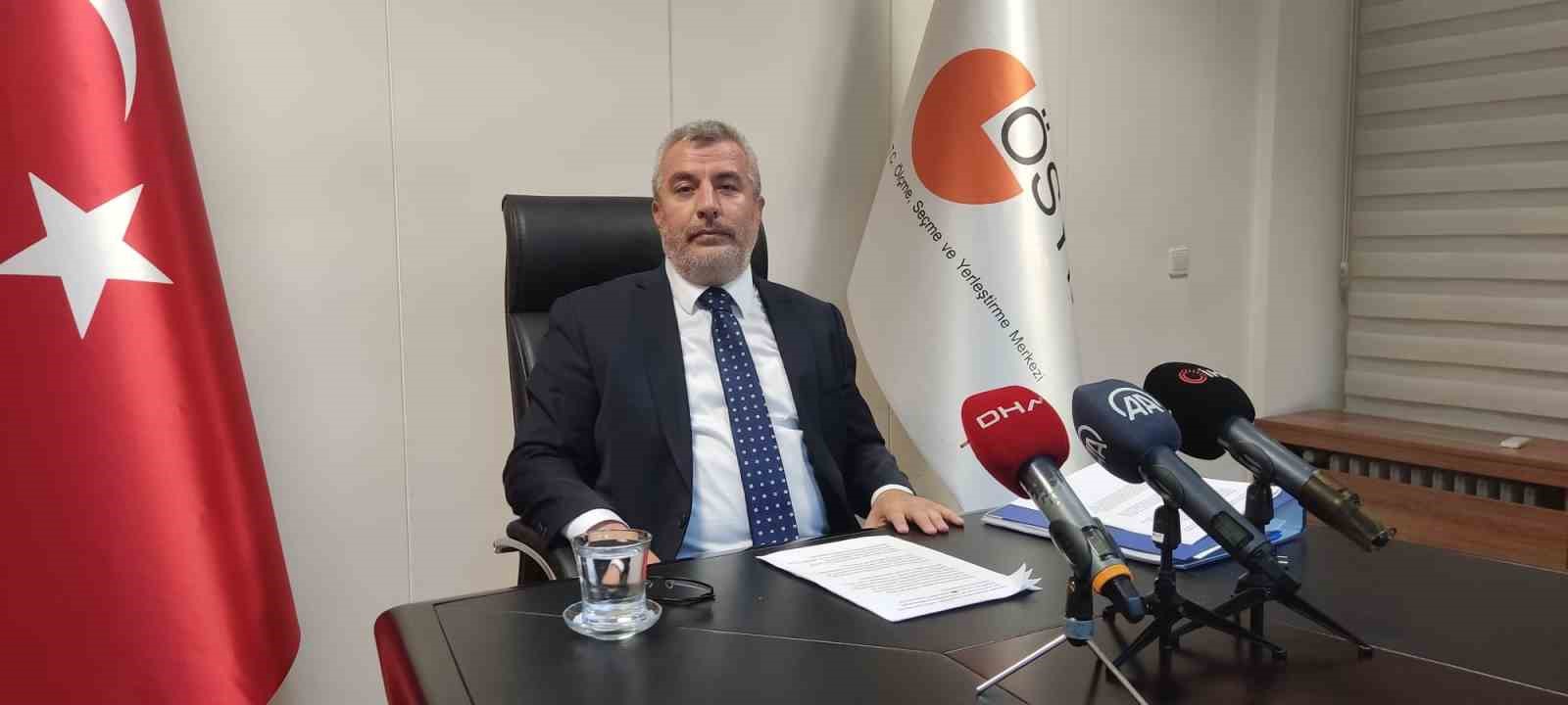 ÖLÇME, SEÇME VE YERLEŞTİRME MERKEZİ (ÖSYM) BAŞKANI PROF. DR. BAYRAM