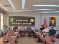 İyi Parti Balıkesir Milletvekili Turhan Çömez, Bandırma Ticaret Borsası’na konuk