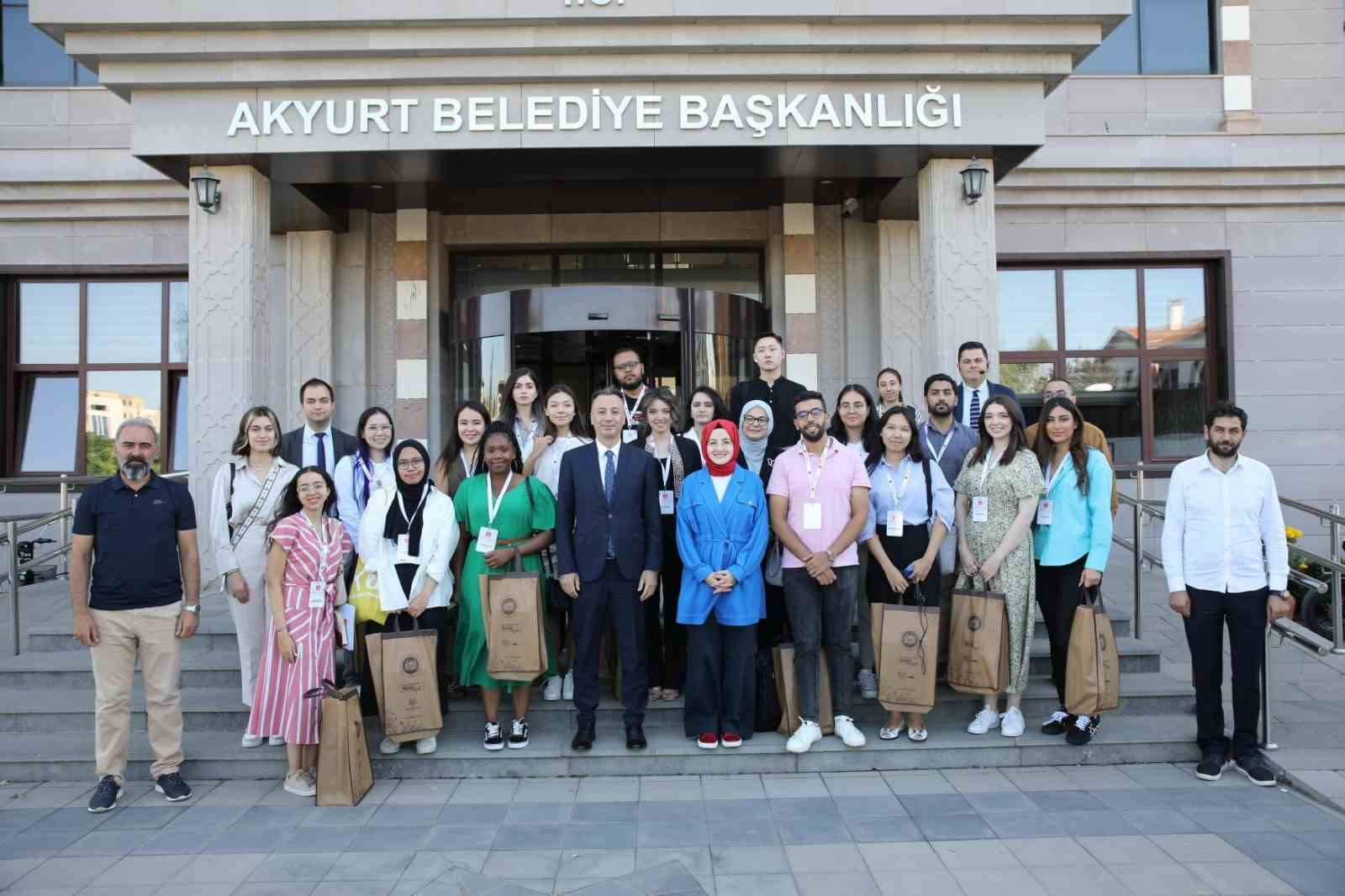 AKYURT BELEDİYE BAŞKANI HİLAL AYIK, TBB LOCALİNTERNATİONAL PROGRAMI KAPSAMINDA ÜLKEMİZDE