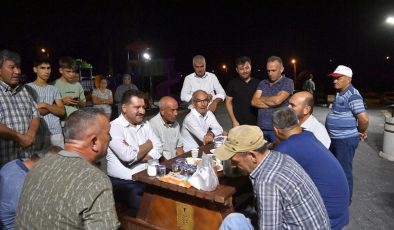 Başkan Yılmaz, Manyaslı vatandaşların konuğu oldu