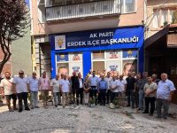 AK Parti Balıkesir Milletvekili Ali Taylan Öztaylan, tatil beldesi Erdek’te