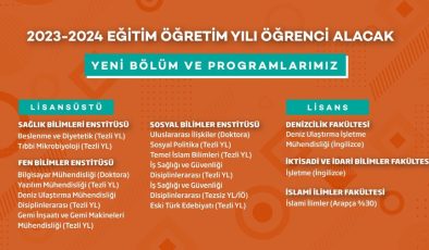Onyedi Eylül Üniversitesi yeni öğretim yılına 7 program daha ekledi