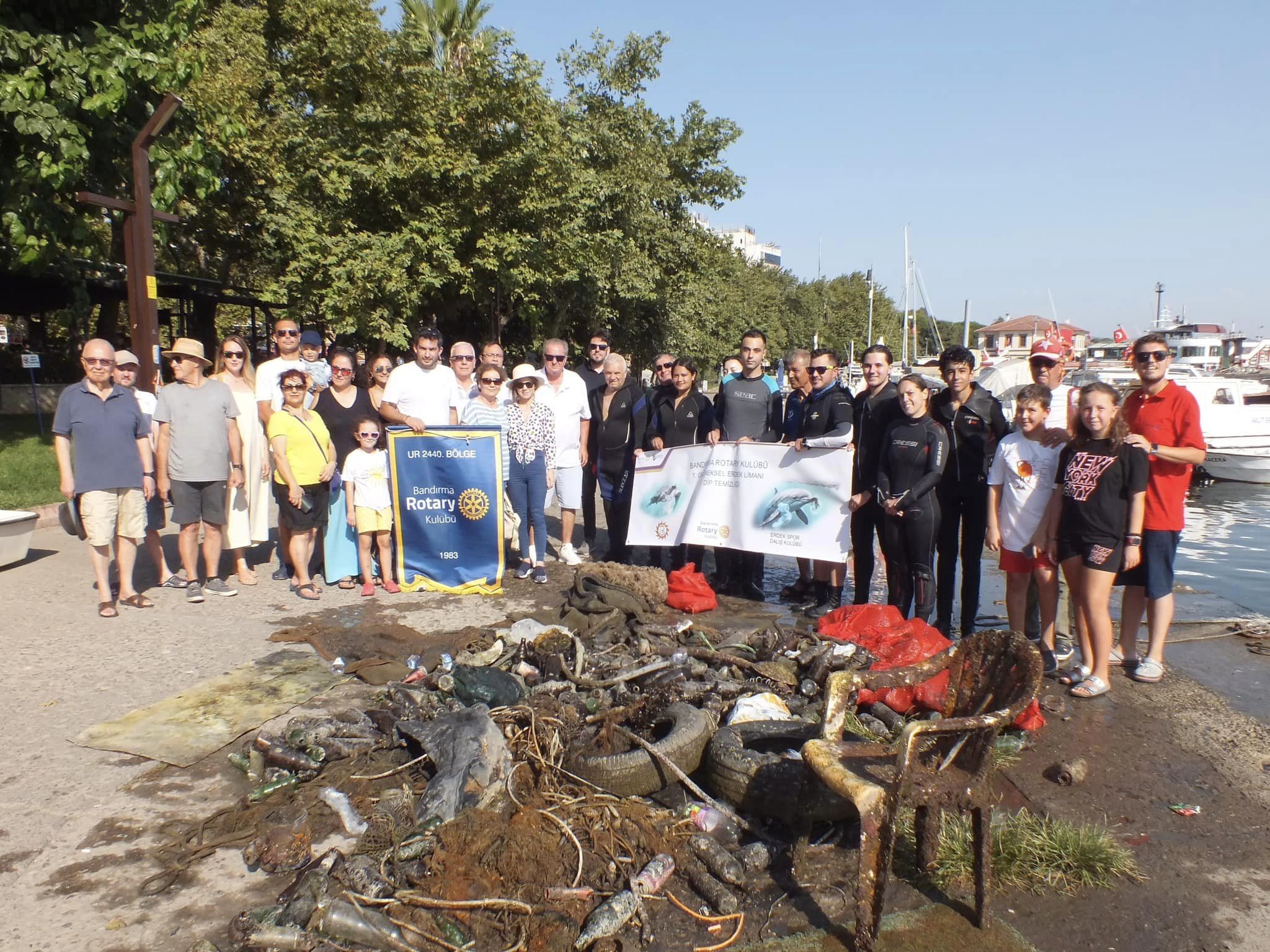 Erdek Belediyesi, Bandırma Rotary Kulübü ve Erdek Spor Dalış Kulübü