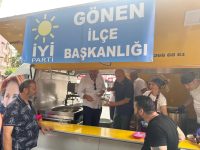 Gönen İYİ Parti İlçe Teşkilatı Muharrem ayı dolayısıyla Gönen Çarşı