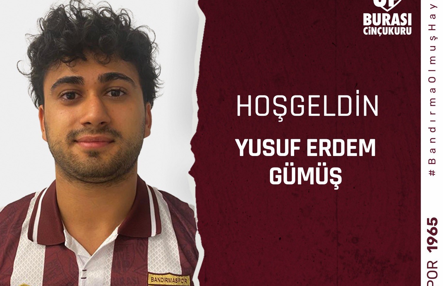 Teksüt Bandırmaspor takıma sağ bek desteği sağlayarak genç topçu Yusuf