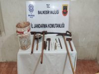 Balıkesir İl Jandarma Komutanlığı tarafından kültür ve tabiat varlıkları kaçakçılığına