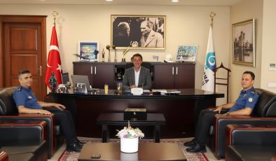 İlçe Emniyet Müdürü ve Başkan Tosun Bandırma’nın konularını ele aldı