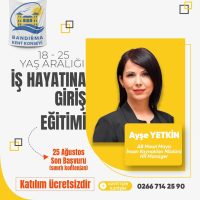 Bandırma Kent Konseyi iş görüşmesi tecrübesi olmayan bireyleri hazırlamak için