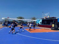 Bandırma Cumhuriyet Meydanı’nda basketbol rüzgârı esiyor
