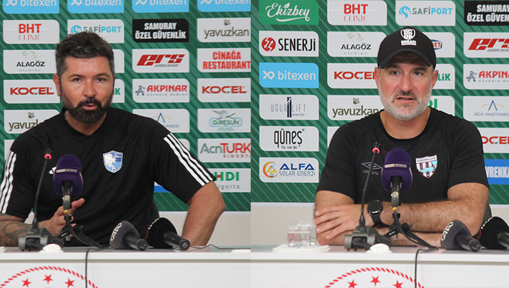 Erzurumspor FK – Bandırmaspor maçının ardından BANDIRMASPOR TEKNİK DİREKTÖRÜ ERSAN PARLATAN