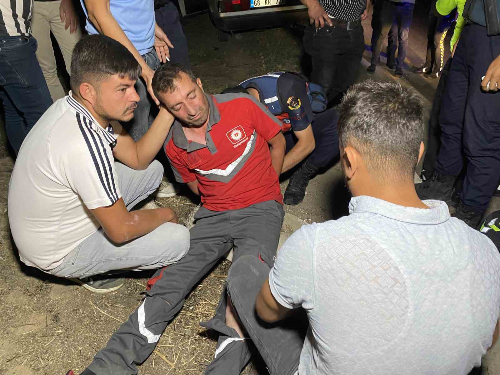 AKSARAY’DA ALKOLLÜ ARAÇ KULLANIRKEN REFÜJE ÇARPARAK KAZA YAPAN SÜRÜCÜ POLİS