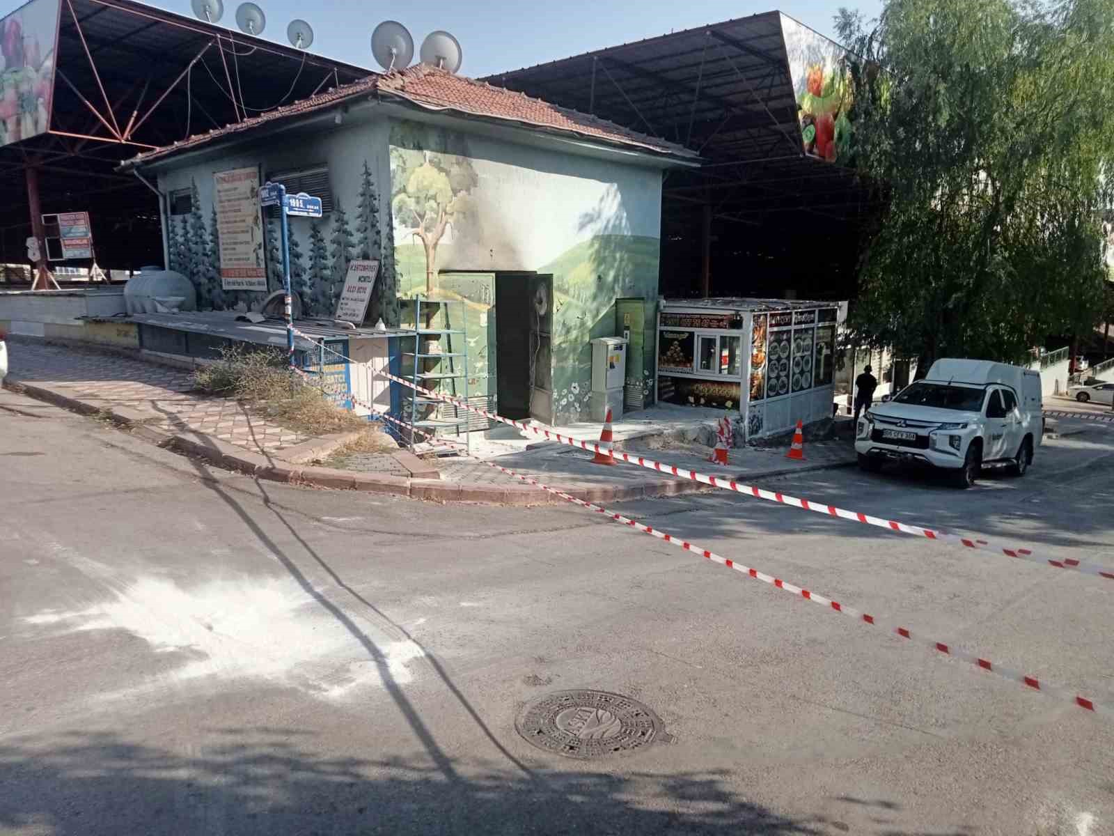 ANKARA’DA KORKUTAN TRAFO YANGINI