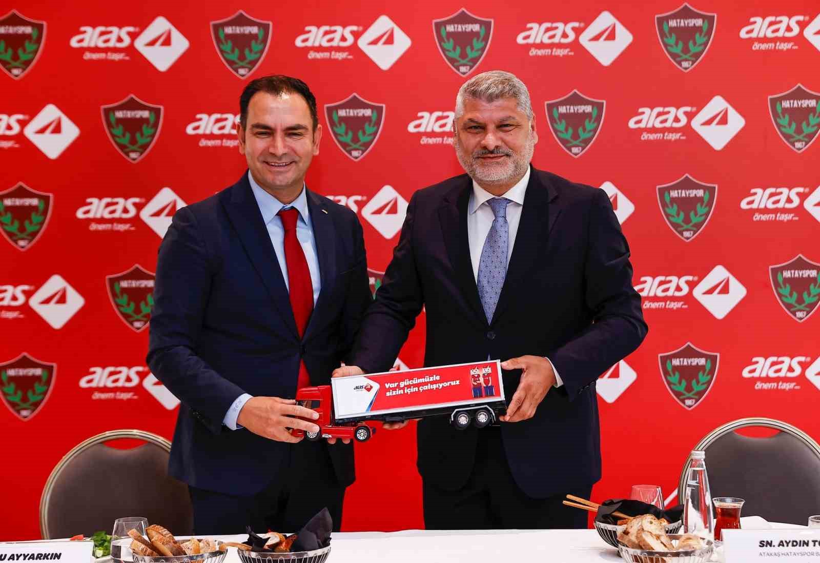 TÜRKİYE’NİN ÖNCÜ VE YENİLİKÇİ KARGO FİRMASI ARAS KARGO, HATAYSPOR’A SPONSOR
