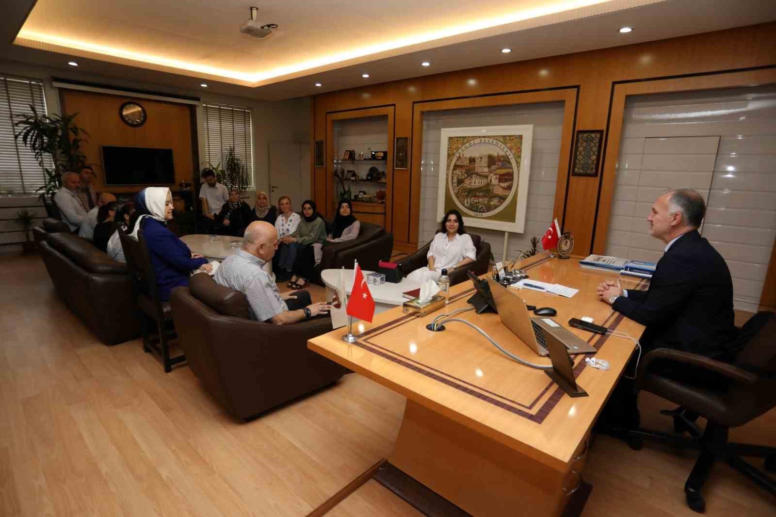 BELEDİYE BAŞKANI ALPER TABAN, LİSELERE GEÇİŞ SİSTEMİ (LGS) SINAVINDA TÜM