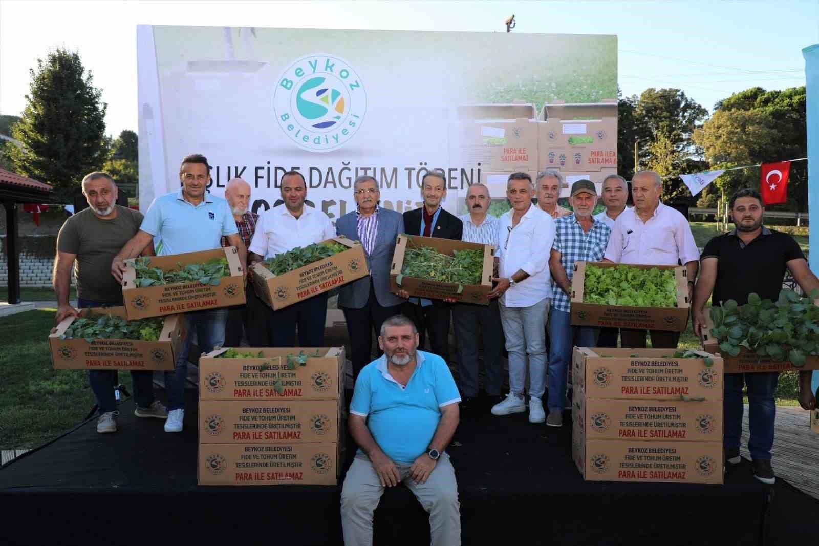 BEYKOZ’DA TARIMA CAN SUYU OLAN “1 MİLYON ÜCRETSİZ FİDE DESTEĞİ”