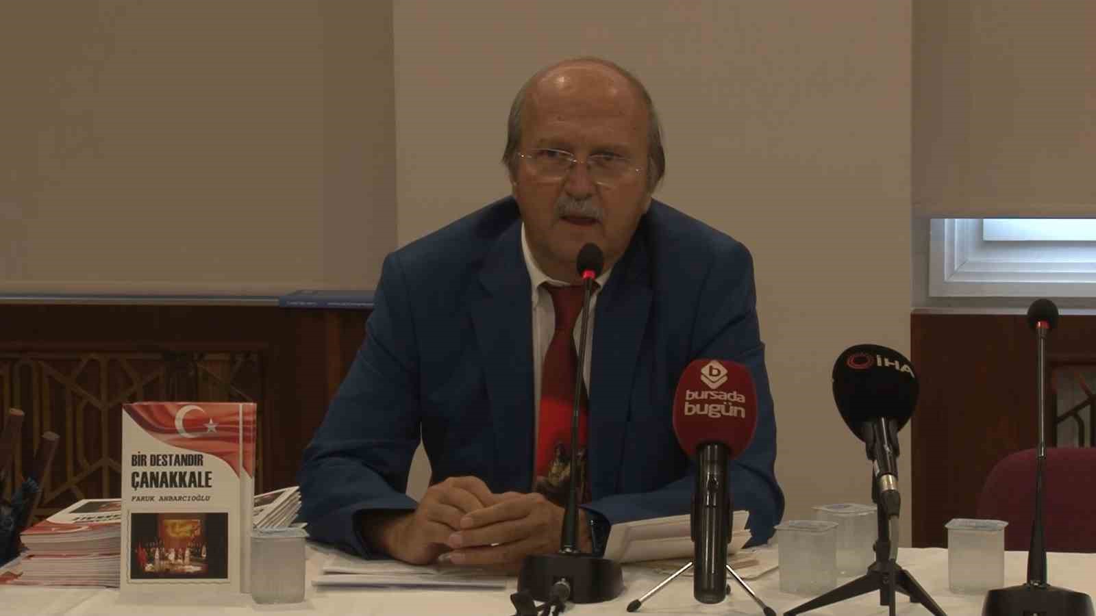 BURSA KENT KONSEYİ ŞAİRLER YAZARLAR ÇALIŞMA GRUBU BAŞKANI FARUK ANBARCIOĞLU'NUN
