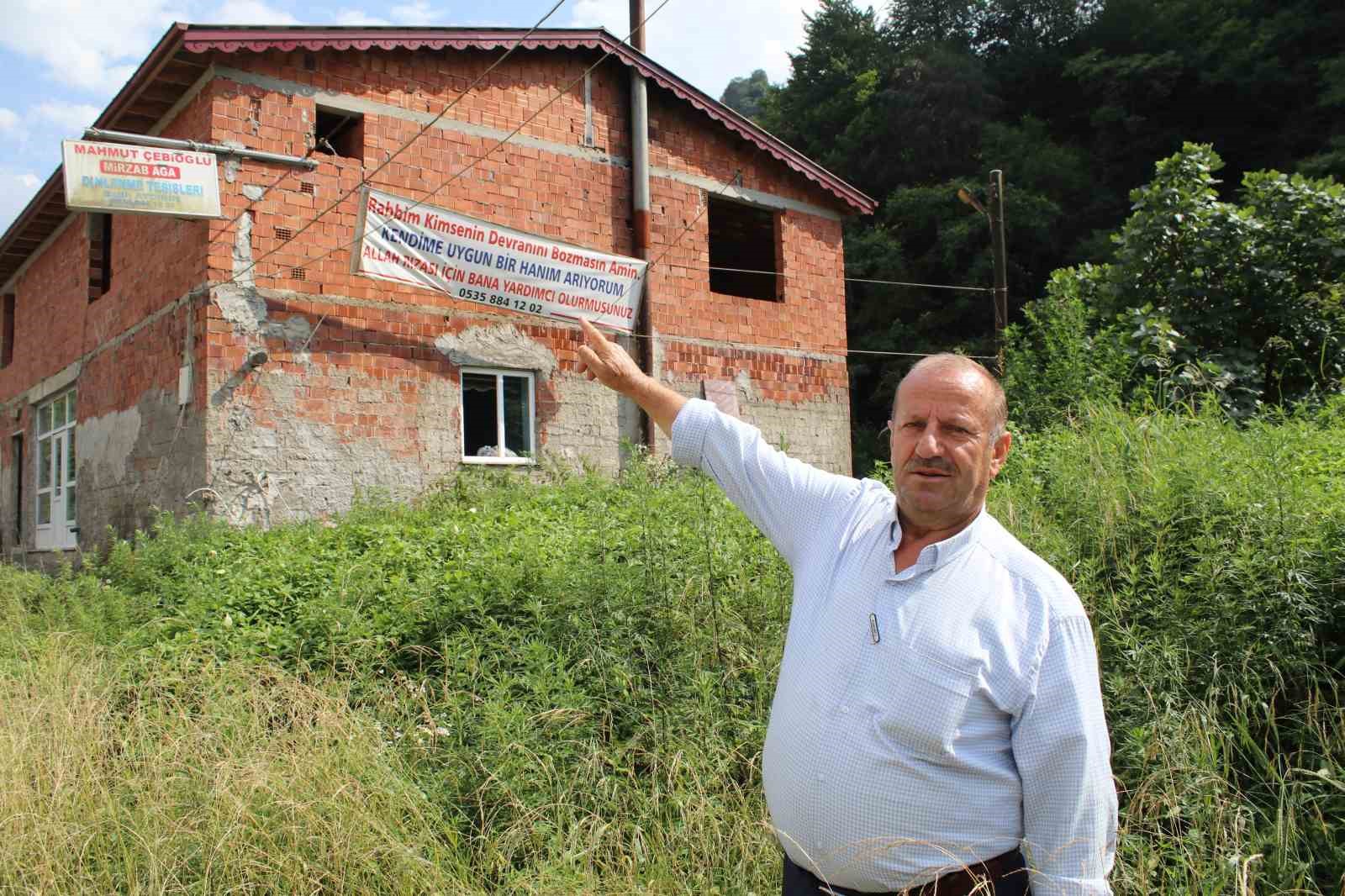 RİZE’DE YAŞAYAN BİR VATANDAŞIN KENDİNE EŞ BULABİLMEK İÇİN YAPTIĞI ÇÖZÜM