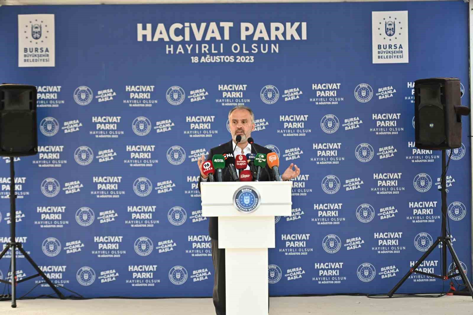 BURSA’DA DÖNEM SONUNA KADAR 3 MİLYON METREKARE YENİ YEŞİL ALANI