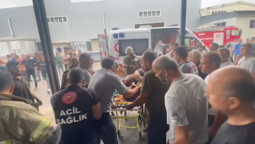 BURSA’NIN İZNİK İLÇESİNDEKİ SANAYİDE ÇALIŞAN DÜKKAN SAHİBİNİN SPREYLE KESTİĞİ VARİL