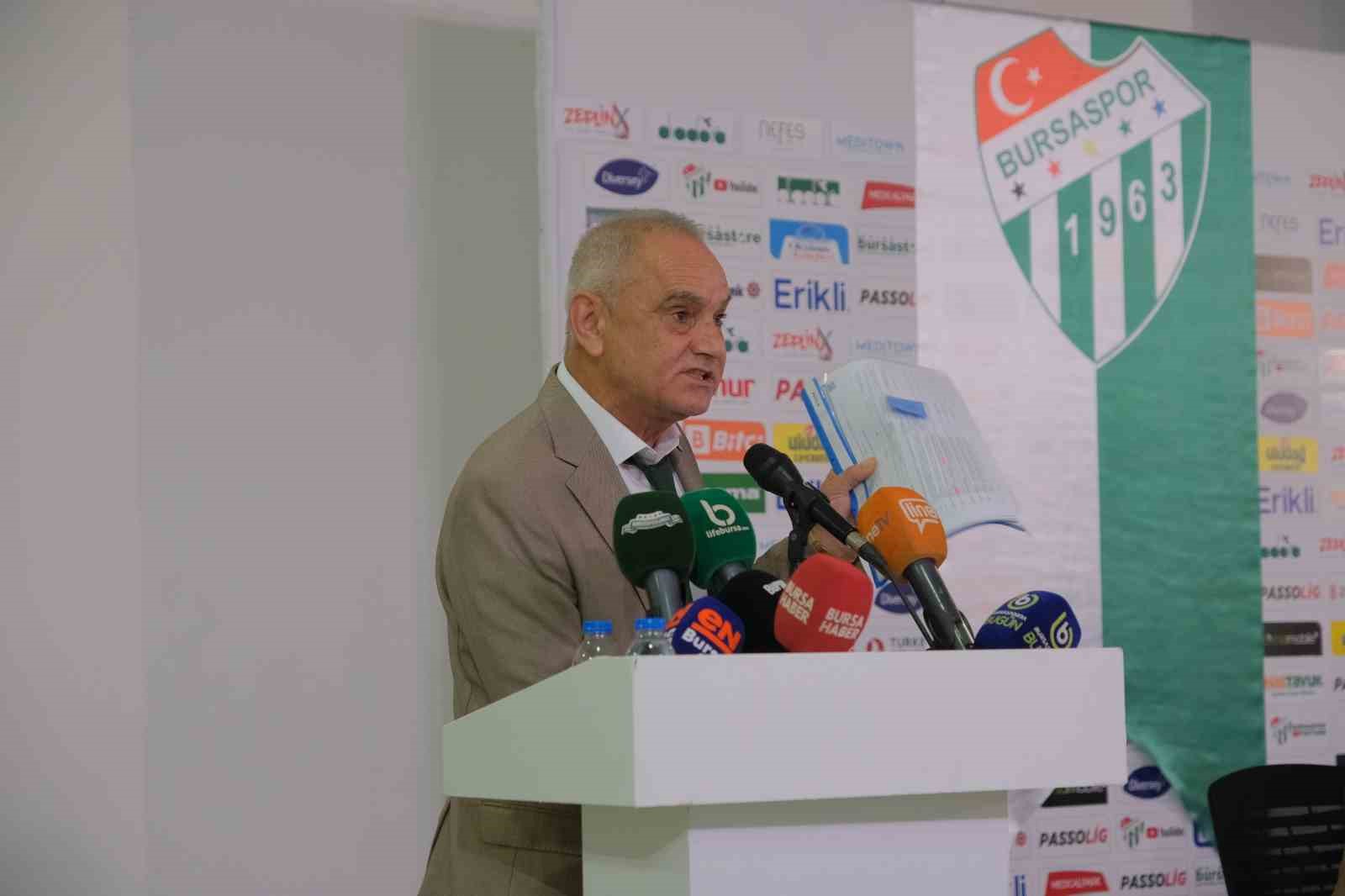 BURSASPOR, TÜM KAYIT VE BELGELER İLE BİRLİKTE GEÇMİŞ YÖNETİMLERİN YAPMIŞ