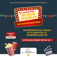 Balıkesir Büyükşehir Belediyesi, Bandırma’da 4 gün boyunca Yeşilçam rüzgârları estirecek.
