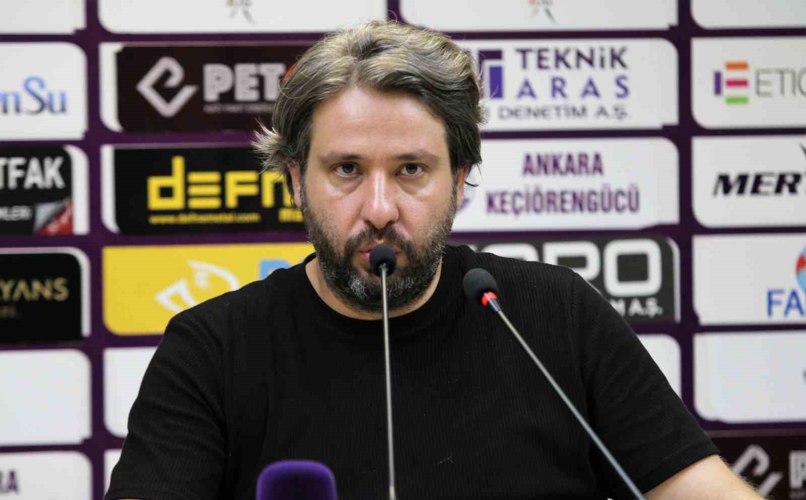 ANKARA KEÇİÖRENGÜCÜ TEKNİK SORUMLUSU CENK ÖZCAN, ADANASPOR KARŞILAŞMASININ ARDINDAN, “GOL