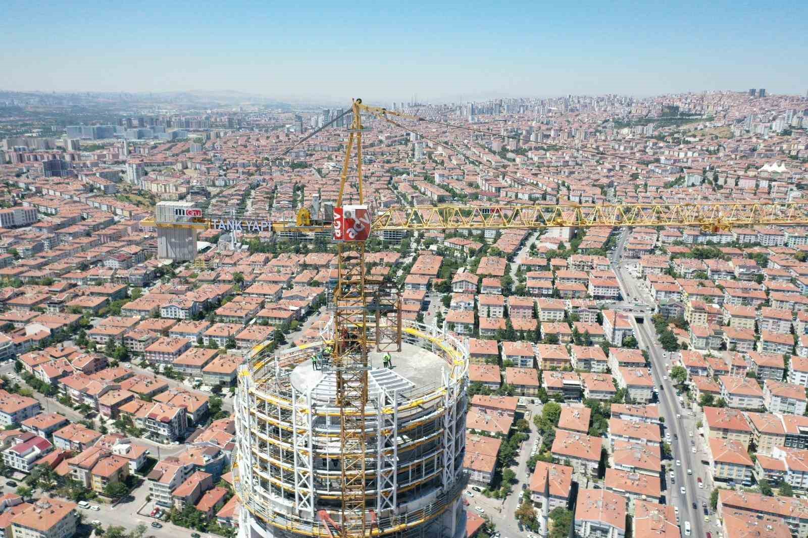 KEÇİÖREN BELEDİYESİ TARAFINDAN AÇILIŞI 29 EKİM’E YAPILMASI PLANLANAN CUMHURİYET KULESİ’NDEKİ