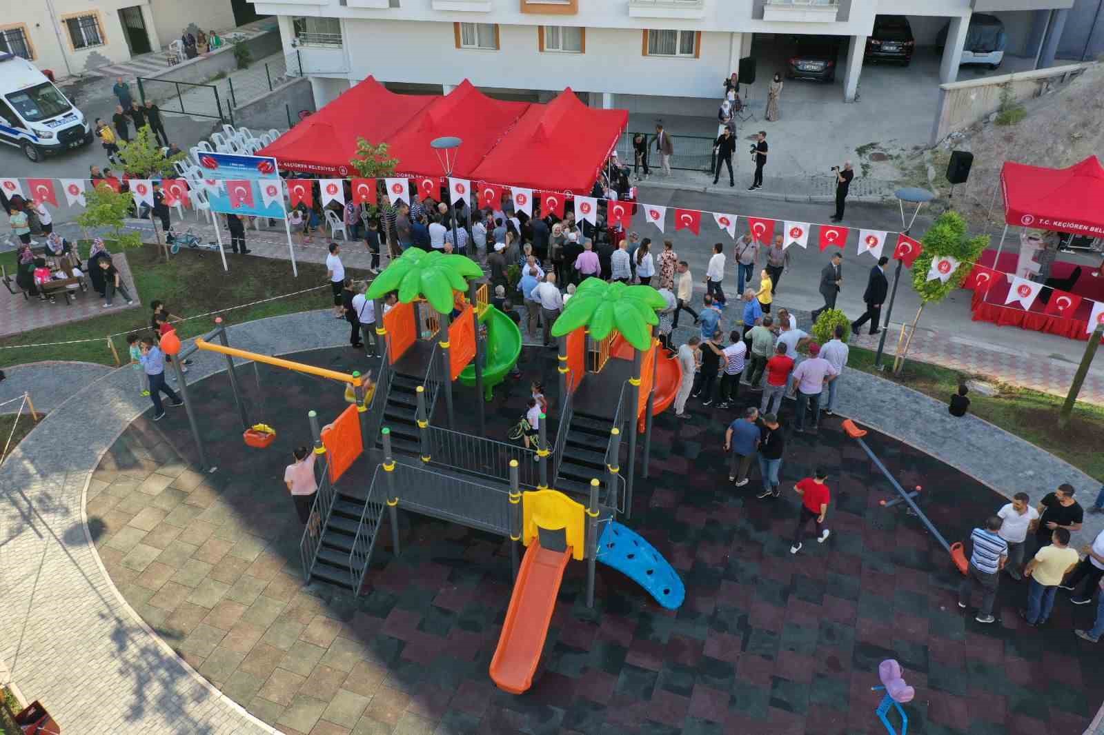 KEÇİÖREN BELEDİYESİ TARAFINDAN İLÇEDEKİ ŞEHİT KUBİLAY MAHALLESİ'NE İNŞA EDİLEN YENİ