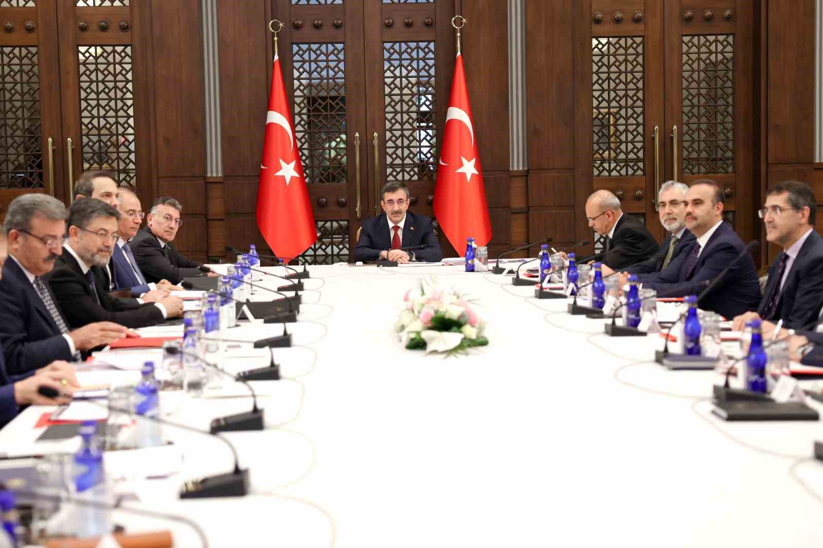 EKONOMİ KOORDİNASYON KURULU (EKK), CUMHURBAŞKANI YARDIMCISI CEVDET YILMAZ BAŞKANLIĞINDA TOPLANDI.