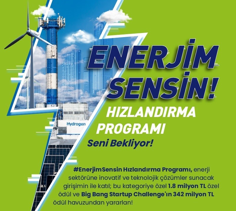 “ENERJİM SENSİN HIZLANDIRMA PROGRAMI” İÇİN 2023 YILI BAŞVURULARI BAŞLADI.