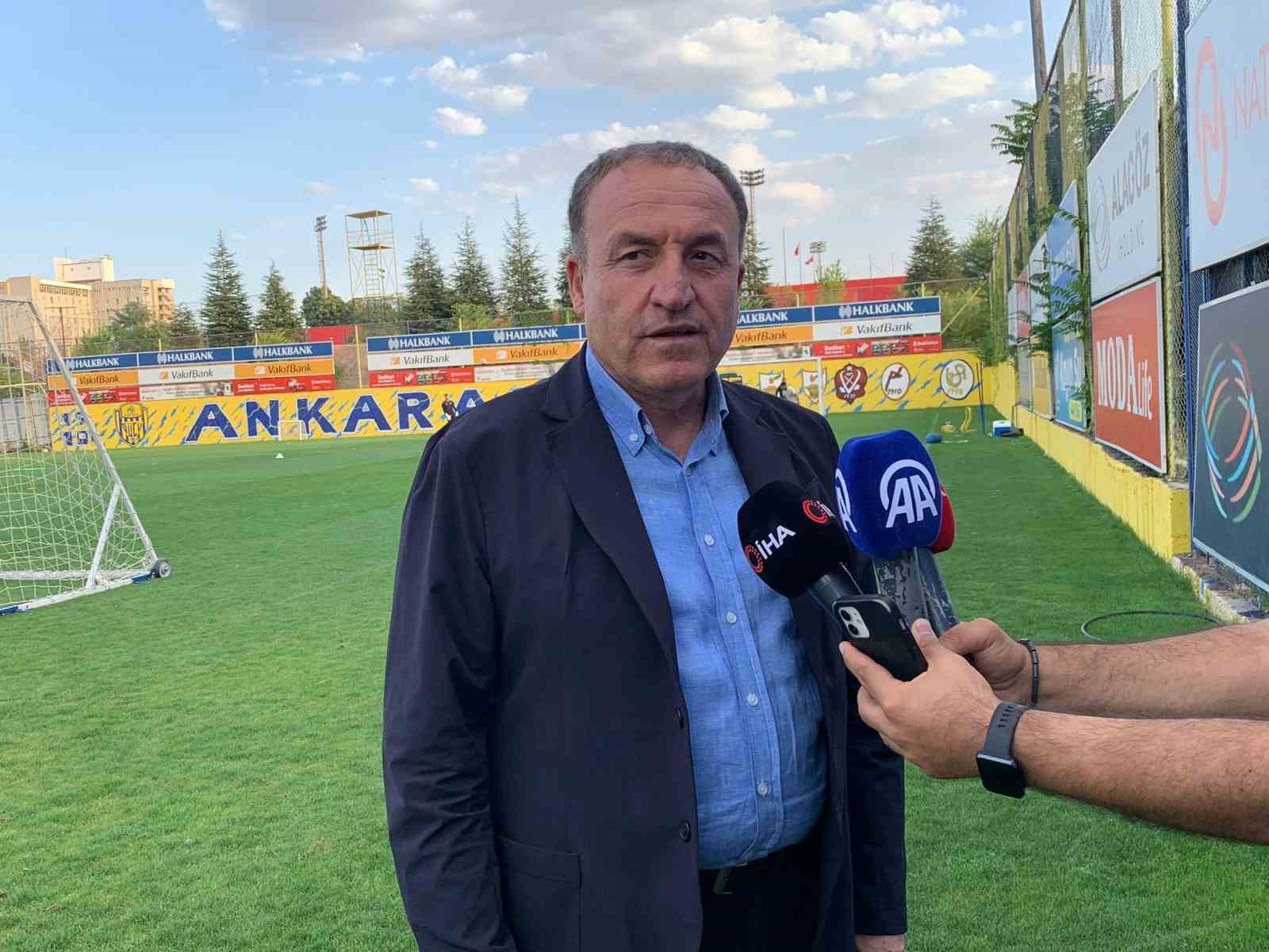 MKE ANKARAGÜCÜ KULÜBÜ BAŞKANI FARUK KOCA, FENERBAHÇE’YLE ERYAMAN STADI’NDA OYNAYACAKLARI