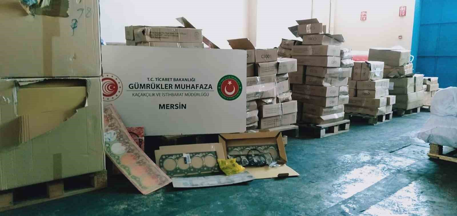 TİCARET BAKANLIĞI GÜMRÜK MUHAFAZA EKİPLERİNCE, MERSİN LİMANI’NDA GERÇEKLEŞTİRİLEN OPERASYONDA, TÜRKİYE